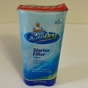 NEW - Mr. Clean AutoDry Car Wash Starter 1‎ Disposable Filter 3 Uses